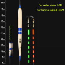 Load image into Gallery viewer, Smart Fishing Float Bite Alarm Fish Bite Bait LED Light Color Change Automatic Night Electronic Changing Buoy Strike Intelligent